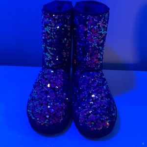 UGG Purple Sequence Boots